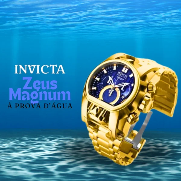 Relógio Estilo VISTIQ Zeus Magnum – Luxo, estilo imponente, banhado a ouro 18K - Imagem 6