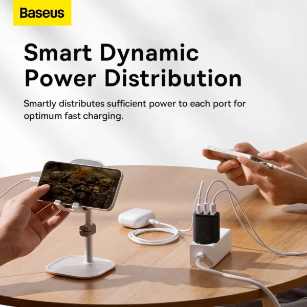 Carregador Turbo Baseus 17W 3 USB + Cabo Lightning 1m | Original ANATEL | Bivolt - Imagem 6