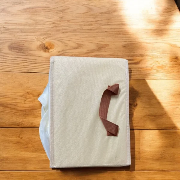 Kit 4 Cestos de Armazenamento Aberto para Roupas Modelo e Decorações de Quarto Doméstica Caixa Guarda Roupas - Imagem 2