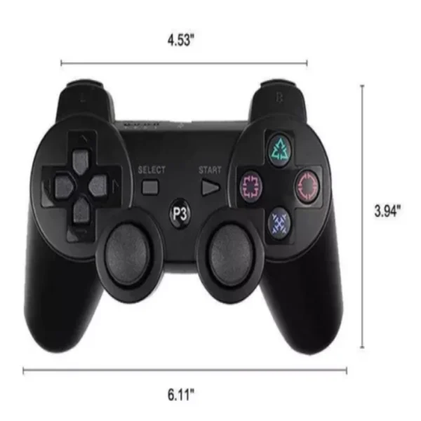 Controle Wireless Dual Shock Sem Fio Compativel Para Ps3 - Imagem 4