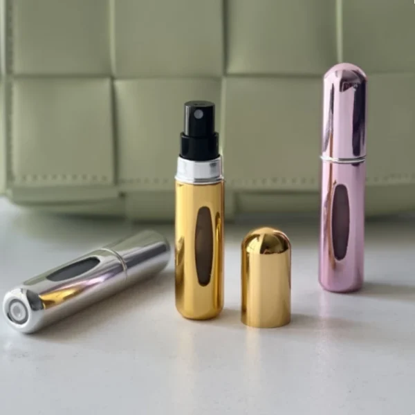 Mini Spray Portátil 5ml para Perfume ou Álcool | Recarregável, Elegante e Ideal para Viagens - Imagem 3