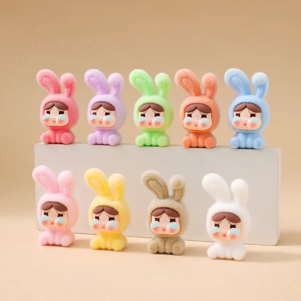 Mini Bonecos Labubu 4cm (9 Peças) — Decorativo, Colecionável, Flocking Premium, Embalagem Original - Imagem 10