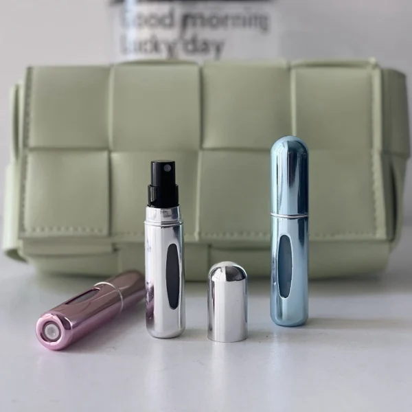 Mini Spray Portátil 5ml para Perfume ou Álcool | Recarregável, Elegante e Ideal para Viagens - Imagem 2