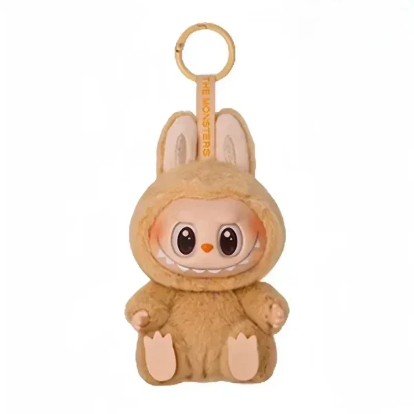 Boneco Colecionável Labubu "Have a Seat" – Blind Box 1:1 | Estilo Kawaii com Acabamento Flocking e Pingente Decorativo - Imagem 5
