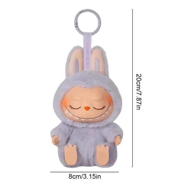 Mini Boneco Labubu Macaron – | 7 Estilos Sortidos | Chaveiro Colecionável de Pelúcia e PVC - Imagem 6