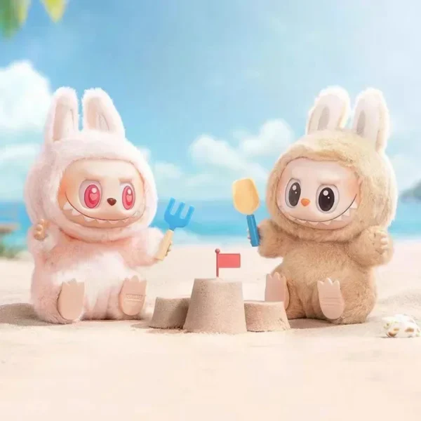 Mini Boneco Labubu Macaron – | 7 Estilos Sortidos | Chaveiro Colecionável de Pelúcia e PVC - Imagem 3