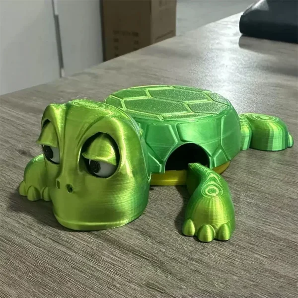 Porta-Copo 3D Tartaruga Divertida | Estampa Engraçada | Decoração Criativa para Casa e Escritório - Imagem 5