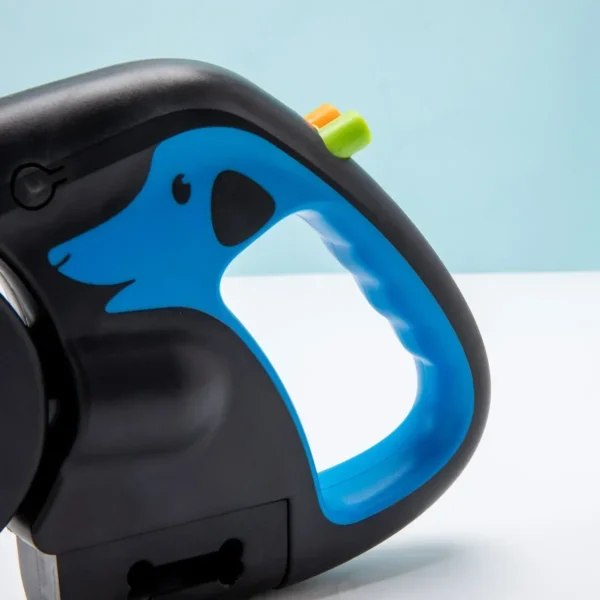 Guia Retrátil Duplo com Lanterna, Suporte de Saquinhos e Tecnologia Antienrosco – 3m para 2 Cães - Imagem 13