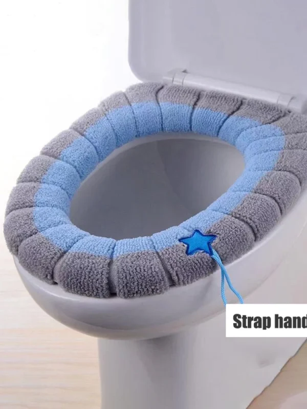 Assento Almofadado para Vaso Sanitário com Alça Higiênica | Lavável, Térmico e Universal – 4 Cores - Imagem 17