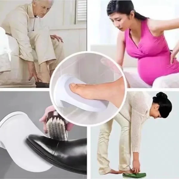 Suporte de Pé com Ventosa para Banheiro – Apoio para Depilação, Higiene e Conforto no Chuveiro - Imagem 2