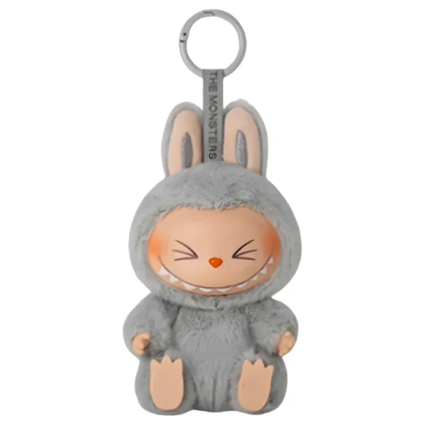 Mini Boneco Labubu Macaron – | 7 Estilos Sortidos | Chaveiro Colecionável de Pelúcia e PVC - Imagem 9