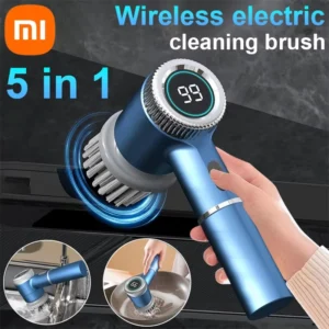 Escova Elétrica 5 em 1 Xiaomi MIJIA Recarregável | Limpeza Profunda com Display LED e 5 Escovas | IPX7 à Prova d’Água