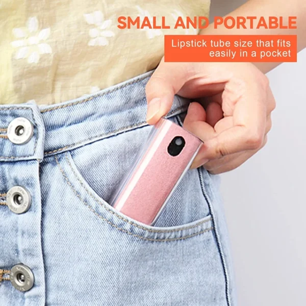 Spray 2 em 1 com Flanela Embutida para Limpeza de Telas – 9 cm | Ideal para Celulares, Tablets e Computadores - Imagem 4