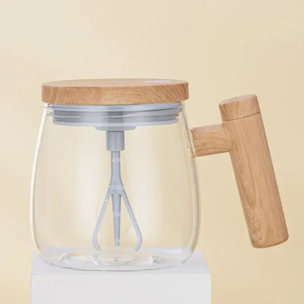 Copo Mixer Automático Zürich 400ml USB Recarregável – Mistura com 1 Clique | Ideal para Café, Chá, Chocolate Quente e Mais - Imagem 3