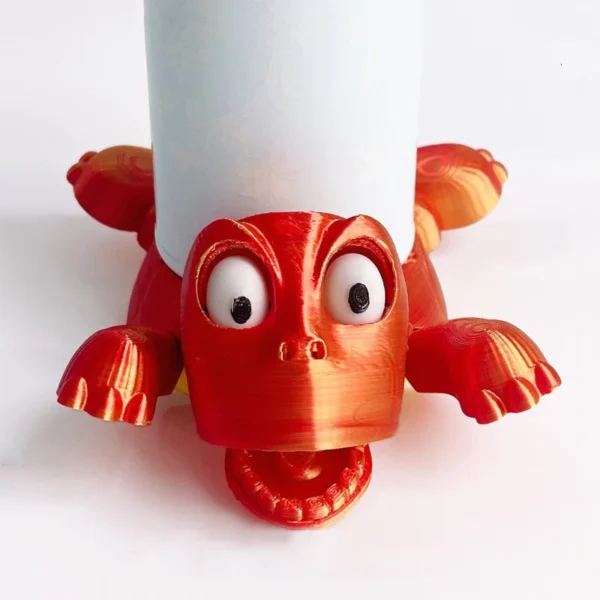 Porta-Copo 3D Tartaruga Divertida | Estampa Engraçada | Decoração Criativa para Casa e Escritório - Imagem 8