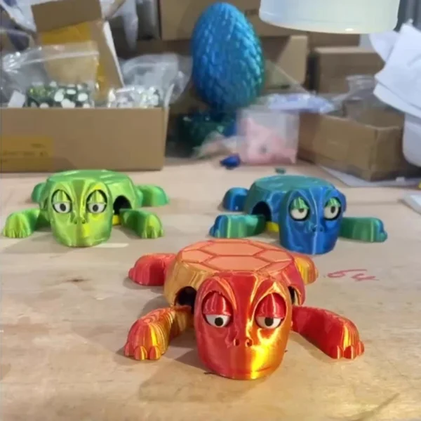 Porta-Copo 3D Tartaruga Divertida | Estampa Engraçada | Decoração Criativa para Casa e Escritório - Imagem 18