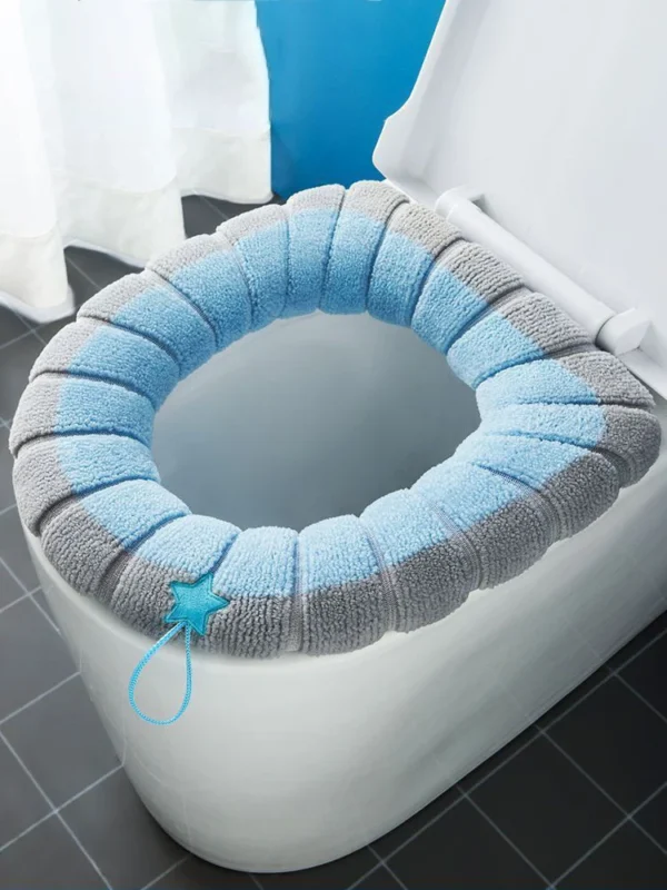 Assento Almofadado para Vaso Sanitário com Alça Higiênica | Lavável, Térmico e Universal – 4 Cores - Imagem 15